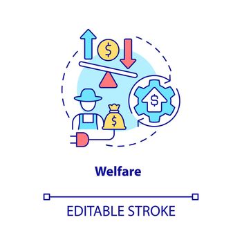 Welfare concept icon