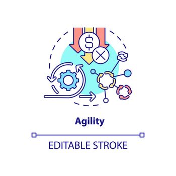 Agility concept icon