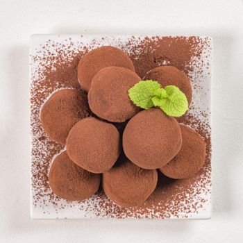 Fine chocolate truffles