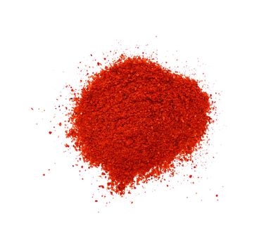 Heap of dried red hot chili pepper