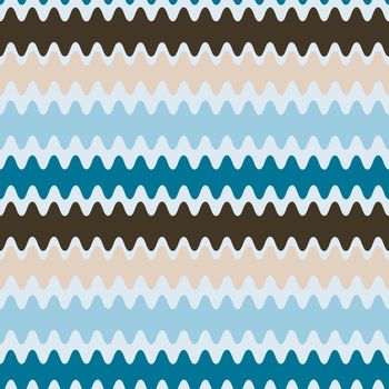 Seamless pattern on a square background - color waves. Geometry, abstraction