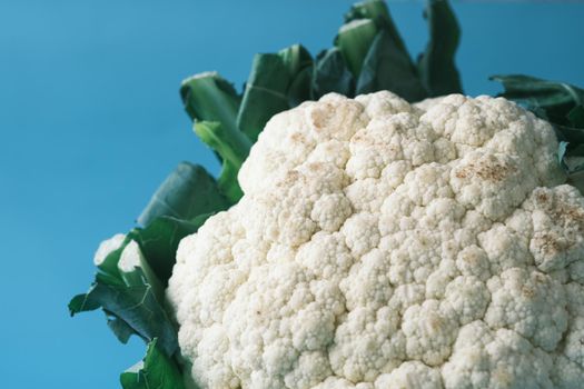 close up of cauliflower on table