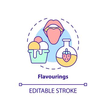 Flavourings concept icon