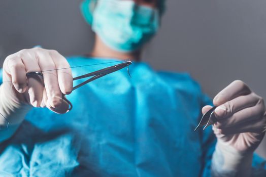 Female surgeon in operating theater