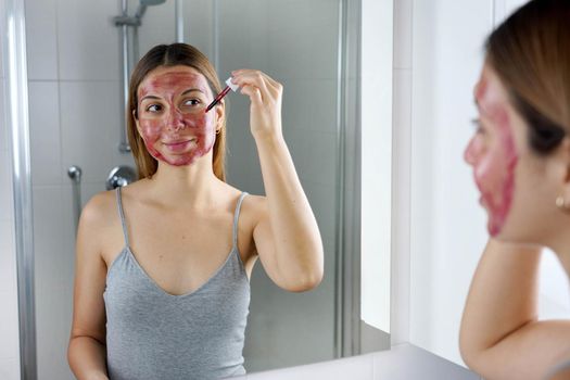 Peeling Solution. Skin care. Exfoliating Facial. Chemical Peel. Facial treatments.