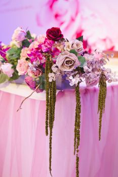 Floral decorations for holidays and wedding dinner.