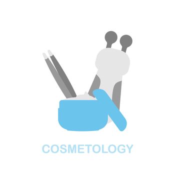 Cosmetology flat icon. Colored element sign from cosmetology collection. Flat Cosmetology icon sign for web design, infographics and more.