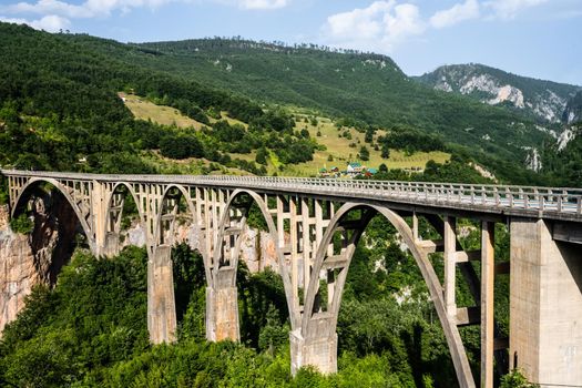 High bridge in Montenegro