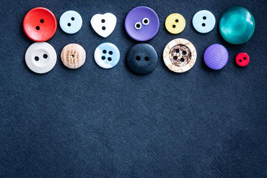 Assortment of sewing buttons