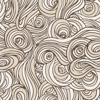 Abstract pattern, waves background. Seamless pattern