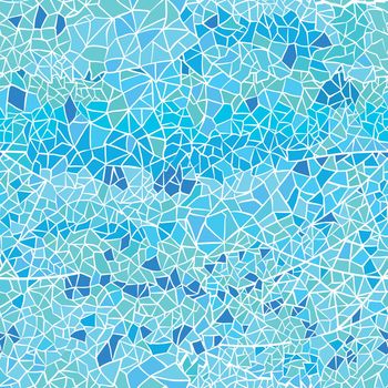 Seamless texture with triangles, abstract vector hand-drawn geometric mosaic texture