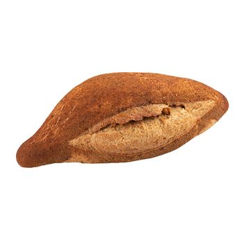 Isolated loaf of Jerusalem artichoke rye bread