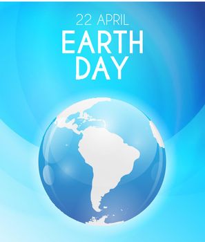 Earth Day Background Aprill,22. Vector Illustration