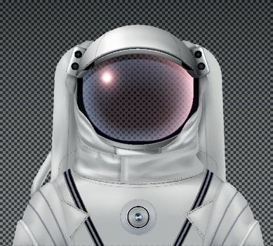 Astronaut In Suit Composition