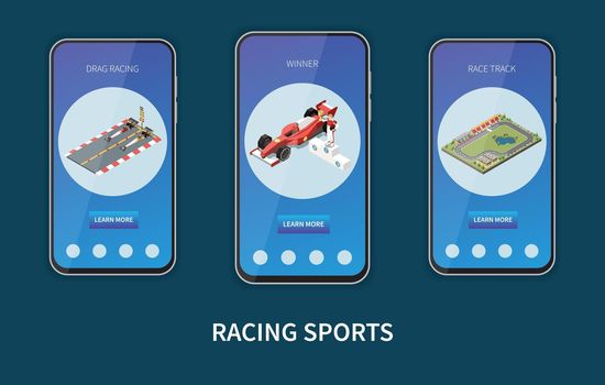 Racing Sports Vertical Banners