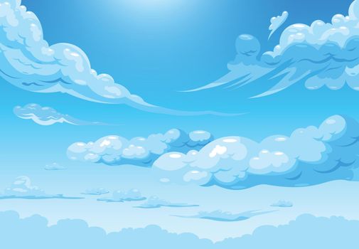 Sky Cloud Daily Illustration