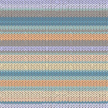 Seamless Knitted Striped Pattern