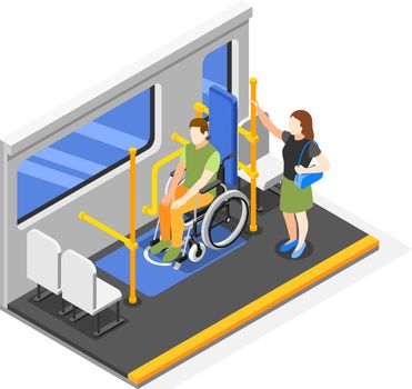 Accessible Environment Isometric Composition