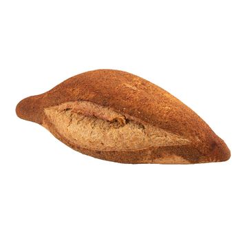 Isolated loaf of Jerusalem artichoke rye bread