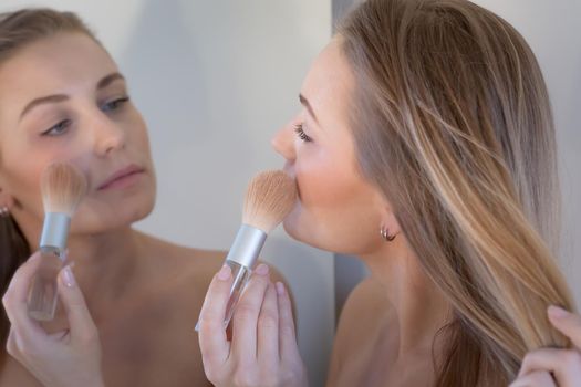Woman Doing Makeup