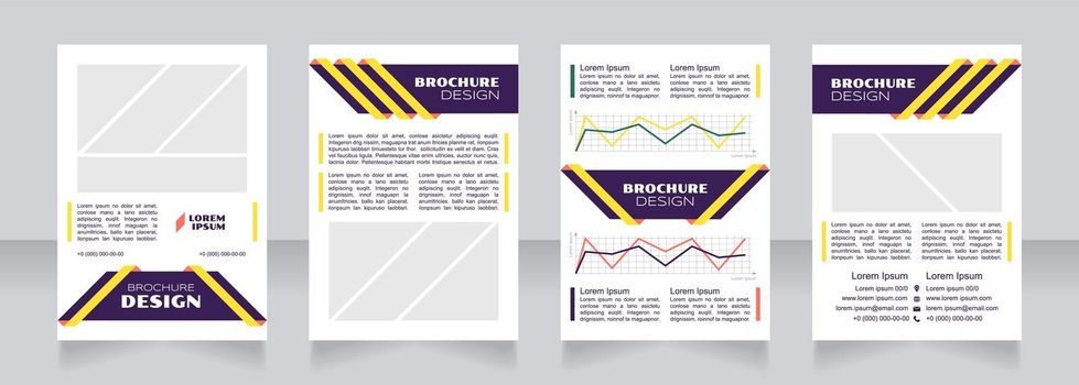Economic cost blank brochure design