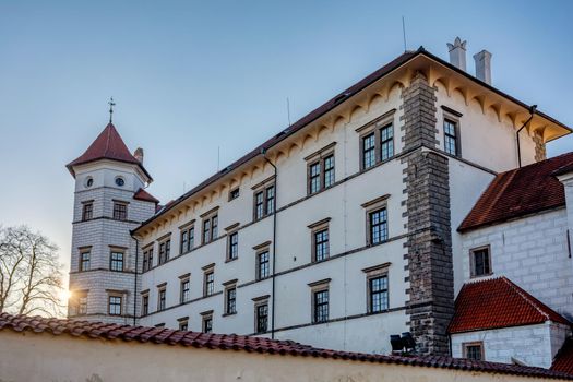 Jindrichuv Hradec castle in Czech Republic