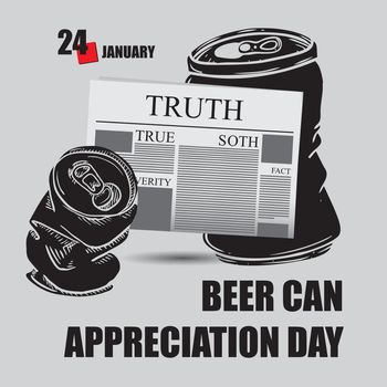 Newspaper page by date - Beer Can Appreciation Day