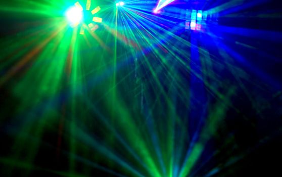 Disco. Laser show.
