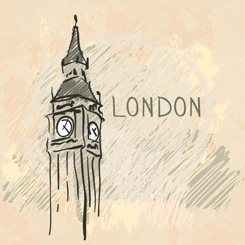 World famous landmark series: Big Ben, London, England