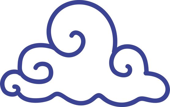 Cloud Icon in Esoteric Style