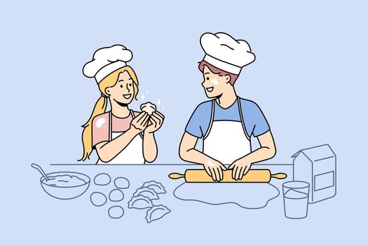 Baking and leisure fun concept