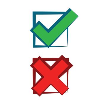 approved and denied symbols design