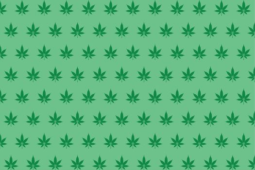marijuana weed leaves green pattern background