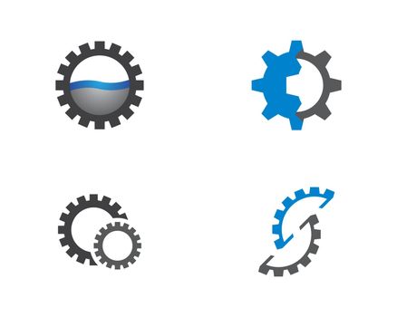 Gear machinery logo icon