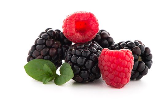 Raspberry with blackberry 