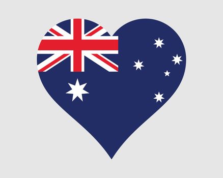 Australia Heart Flag