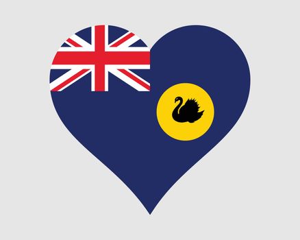 Western Australia Heart Flag