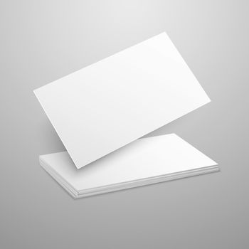 Business card vector mockup for your businesswork