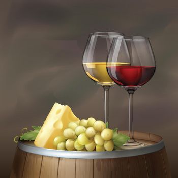 Wine still life