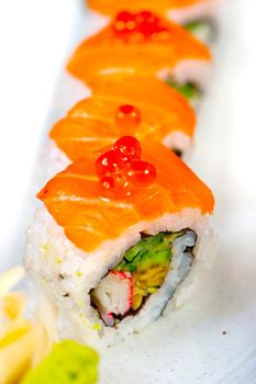 fresh sushi choice combination assortment selection 
