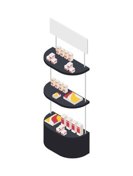 Isometric Promotion Stand