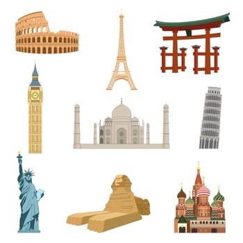 World famous landmarks