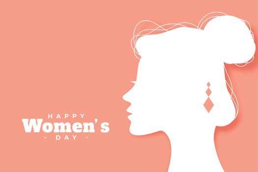 happy womens day celebration greeting design