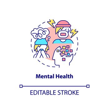 Mental health concept icon