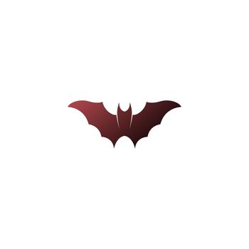 Bat animal logo icon illustration template