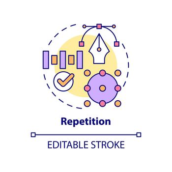 Repetition concept icon