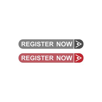 Register now icon logo button template