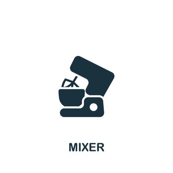 Mixer icon. Monochrome simple icon for templates, web design and infographics