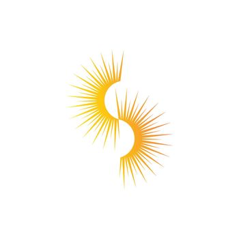 Vector Icon Logo Template Sun