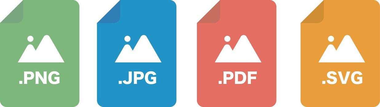 Data File PNG JPG PDF SVG